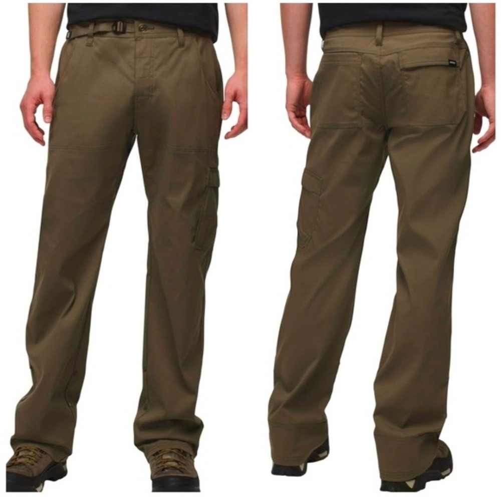 prAna Stretch Zion Pant II Men's 34x30 Slate Green Hiking Cargo Outdoor NWT